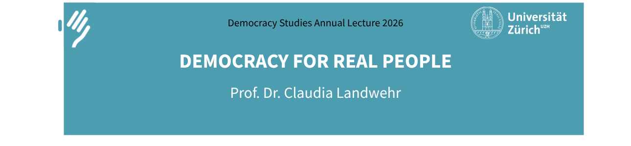 Democracy Studies Annual Lecture Banner