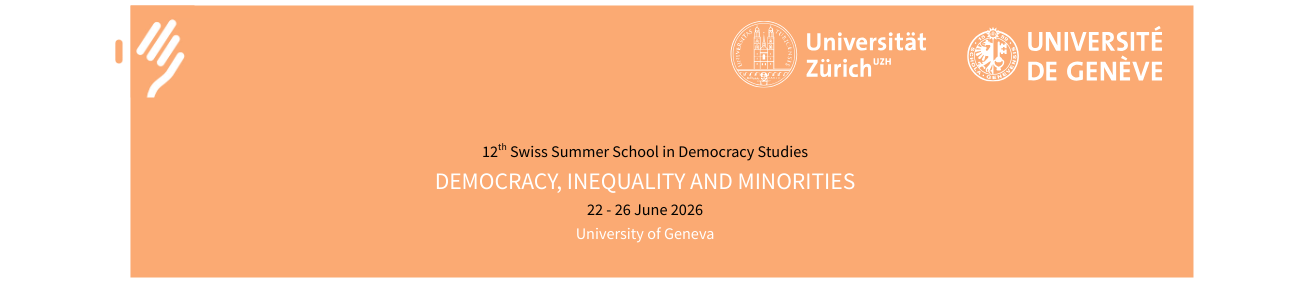 Democracy, Inequality and Minorities Summer School 2026 Banner