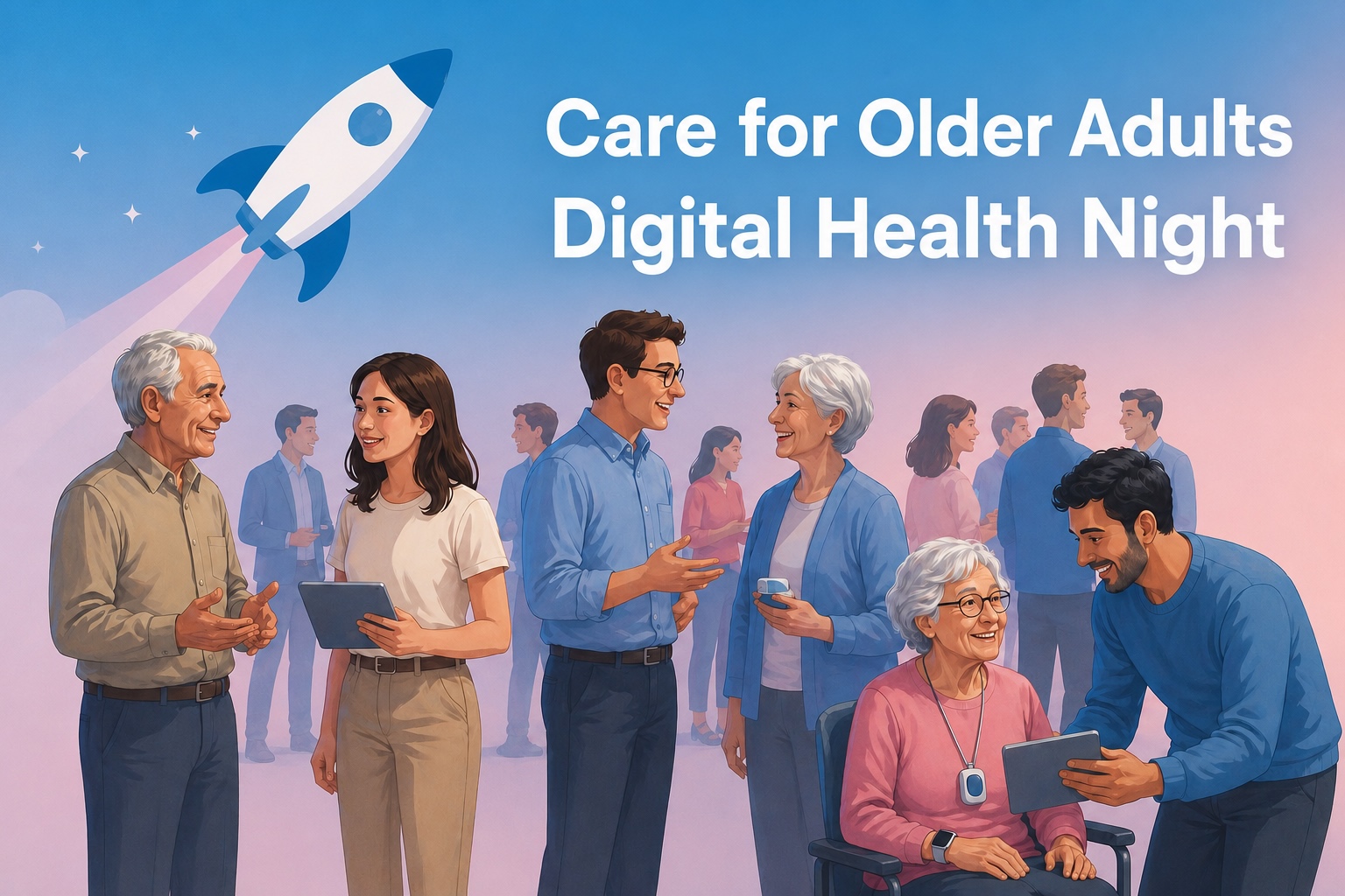 Care for Older Adults Digital Health Night Banner