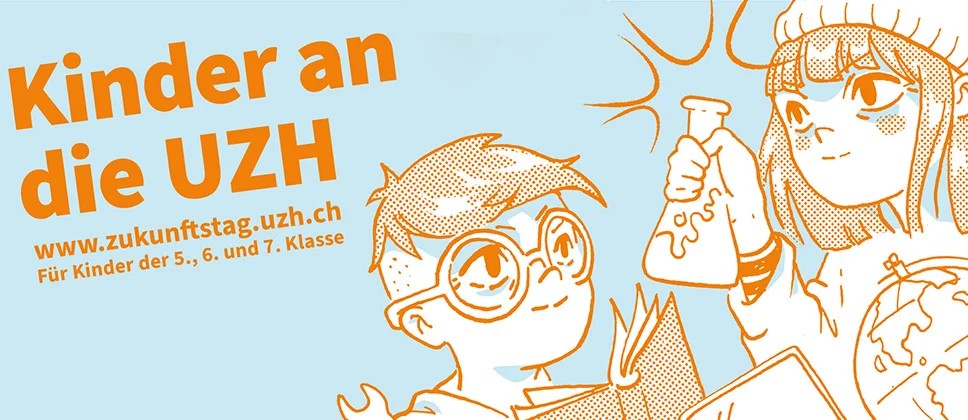 Zukunftstag 2026 – Anmeldung UZH Zentrum Banner